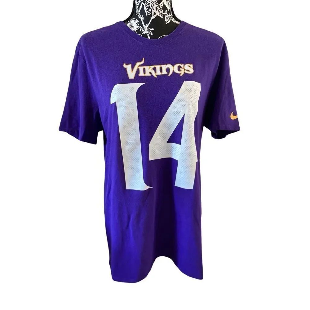 The Nike Tee Minnesota Vikings T Shirt Diggs 14 Jersey Mn Football Usa Mens Larg
